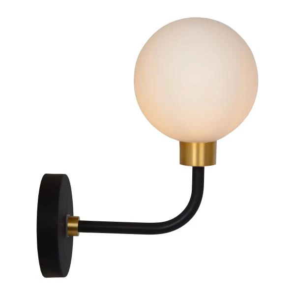 Lucide BEREND - Wall light Bathroom - 1xG9 - IP44 - Black - detail 3